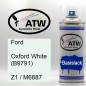 Preview: Ford, Oxford White (B9791), Z1 / M6887: 400ml Sprühdose, von ATW Autoteile West.